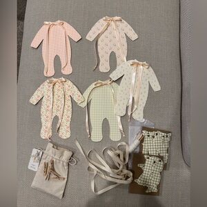 Two baby shower garlands